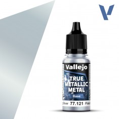 True Metallic Metal Base Colour - Sterling Silver (18ml)