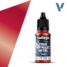 True Metallic Metal Base Colour - Ruby Red (18ml)