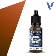 True Metallic Metal Shade Paint - Ancient Copper (18ml, for shading Base colours)