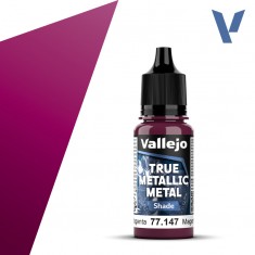 True Metallic Metal Shade Paint - Crimson Magenta (18ml, for shading Base colours)