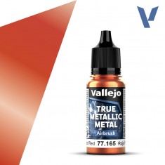 True Metallic Metal Base Colour for Airbrush - Forged Red (18ml)