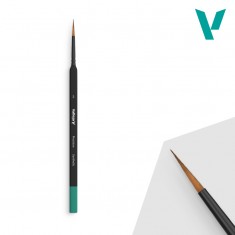 Hobby Brushes: Precision Round Synthetic Brush, Triangular Handle No. 3