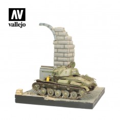1/35 German Ruined Building (15.5 x 15.5cm)