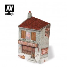 1/35 French Cafe (25.5x15.1x13 cm / 10.03x5.94x5.11 in)
