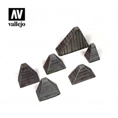 1/35 Hockerhindernis Anti-tank Barriers (6pcs)