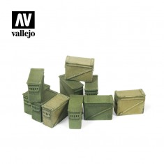 1/35 Large Ammo Boxes 12.7mm (10pcs)