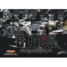 Shades of Black Colour set (22ml x 6)