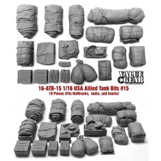 1/16 Allied Tanks Bits #15 for Halftracks/Trucks/Tanks (19pcs)