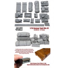 1/16 German Tank Bits Set #3 (21pcs)