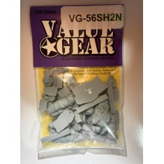 1/56 Sherman Tank Bits #2 (4 pack for Bolt Action Tanks)