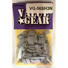1/56 Sherman Tank Bits #3 (4 pack for Bolt Action Tanks)