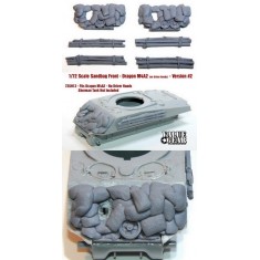 1/72 Sherman M4A2 Sandbag Fronts/Logs V2 for Dragon Kits