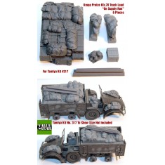 1/35 WWII Krupp Protze Kfz.70 & German Cargo Truck Load Set #5 for Tamiya kit #317 (6pcs)