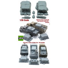1/35 Universal Truck Load Set #5 - Tarp Covered Loads (6pcs)