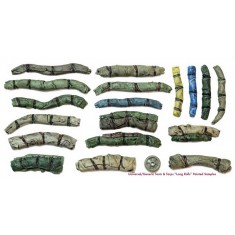 1/35 Universal / Generic Tents & Tarps Set - "Long Rolls" (18 pieces)