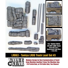 1/35 Long Range Desert Group Truck Loads Set #3 for Tamiya Chevy 30 CWT LRDG (15pcs)