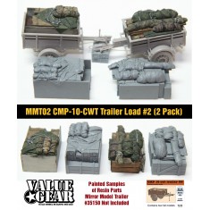 1/35 CMP 10cwt Trailer Loads Set #2 for Mirror Models 35150 (2 Loads, Load Size: 45x29mm)