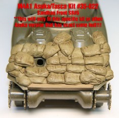 1/35 WWII Sherman M4A1 Sandbag Front Set 1 for Asuka/Tasca #35022 kit