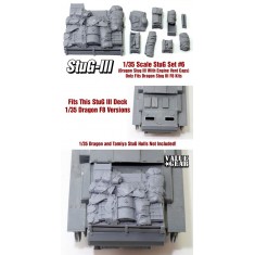 1/35 StuG III F8 Stowage Set #6 for Dragon Hulls w/Engine Vent Caps kits