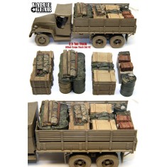 1/35 WWII US Half 2.5ton Allied Cargo Truck Loads Set #2 (4pcs)