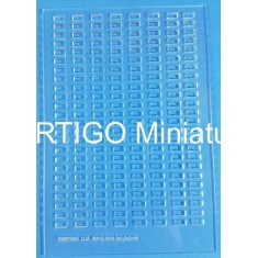 1/35 Bricks Mould (size brick: 6 x 2.5 x 2mm, 192pcs) 