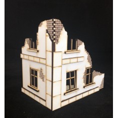 1/35 European Ruined Building 1 (Laser Cut, 97pcs)