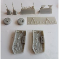 1/72 Grumman F6F Hellcat Undercarriage Detail set for Eduard kits