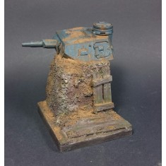 1/35 Destroyed Panzer IV Diorama Base (Size: 75mm x 60mm)