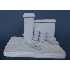 1/35 Street Diorama Base (Size: 120mm x 90mm)