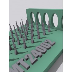 1/24 Type B, RAF Short Aircraft Rigging Turnbuckles (50pcs, 3D Printed)