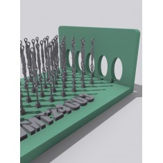 1/24 Type C Aircraft Rigging Turnbuckles (50pcs, 3D Printed)