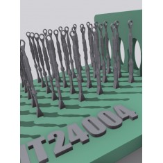1/24 Type D Aircraft Rigging Turnbuckles (50pcs, 3D Printed)