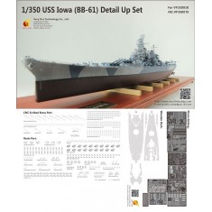 1/350 USS Iowa (BB-61) Detail Set for #VF350910