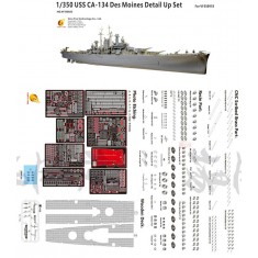 1/350 USS Des Moines CA-134 Super Detail Set for Very Fire kit #350918