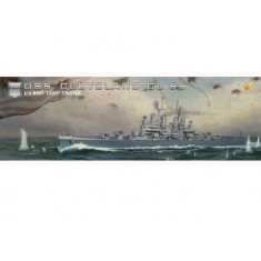 1/350 USS Cleveland (CL-55) Light Cruiser