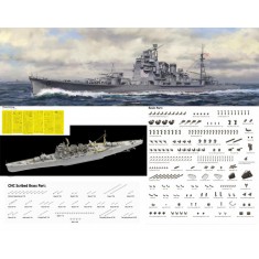 1/350 IJN Takao Heavy Cruiser [Deluxe Edition]