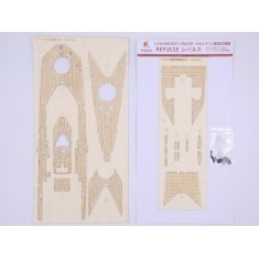 1/350 HMS Repulse Battle Cruiser Wooden Deck for Trumpeter kit #05312