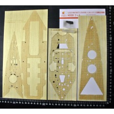 1/350 HMS Hood Battlecruiser Wooden Deck for Trumpeter kits #05302)