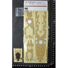 1/700 USS Montana BB-67 Battleship Wooden Deck for #VF700901/VF700902
