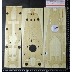 1/350 USS Montana BB-67 Wooden Deck for #VF350913