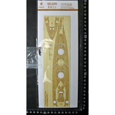 1/700 HMS Nelson Battleship Wooden Deck for Trumpeter kits #06717
