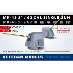 1/350 US MK 45 5inch / 62 Caliber Single Naval Gun (2pcs)