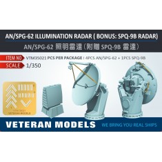 1/350 An/Spg-62 Illuminators (Bonus: An/Spq-9B Radar)