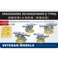 1/200 Kriegsmarine 3M Rangefinder (4pcs in 2 Types)
