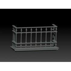 1/35 Balcony and Grate set