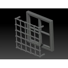 1/35 Window with Grate #3