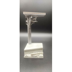 54mm Platform Base (Bench and Structure)