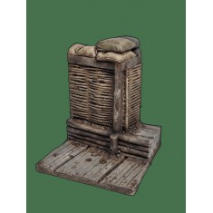 54mm Trench #1 Diorama Base (5cm x 5cm x 6cm)