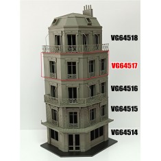 1/35 Third Floor Building (24cm x 10cm x 9cm)
