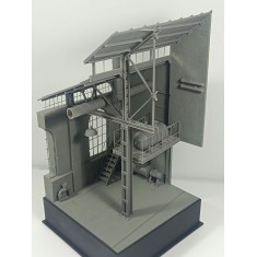 1/35 Corner Factory Interior (19cm x 19cm x 31cm)
